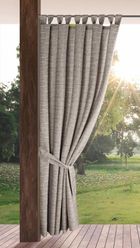 Eurofirany, zasłona zaciemniająca gotowa, Garden, na szelkach, 155-220 cm, brązowy