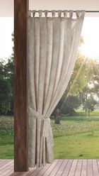 Eurofirany, zasłona zaciemniająca gotowa, Garden, na szelkach, 155-220 cm, pudrowy