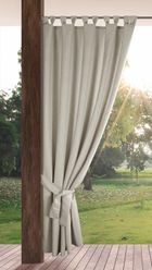 Eurofirany, zasłona zaciemniająca gotowa, Garden, na szelkach, 155-240 cm, beżowy