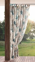 Eurofirany, zasłona zaciemniająca gotowa, Garden, na szelkach, 155-260 cm, beżowy