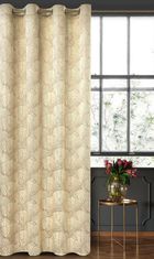 Eurofirany, zasłona zaciemniająca gotowa, Goja, 140-250 cm, kremowy