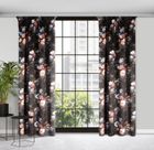 Eurofirany, zasłona zaciemniająca gotowa, Karen, na taśmie, 140-270 cm, czarny