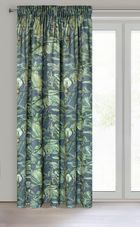 Eurofirany, zasłona zaciemniająca gotowa, Klara, na taśmie, 140-270 cm, zielony