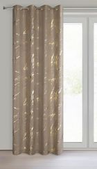 Eurofirany, zasłona zaciemniająca gotowa, Lani, 140-250 cm, brązowy