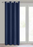 Eurofirany, zasłona zaciemniająca gotowa, Logan, 135-270 cm, granatowy