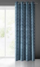 Eurofirany, zasłona zaciemniająca gotowa, Mandi, 135-250 cm, granatowy