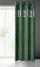 Eurofirany, zasłona zaciemniająca gotowa, Margot, 140-250 cm, ciemnozielony