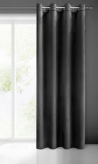 Eurofirany, zasłona zaciemniająca gotowa, Melanie, 140-250 cm, czarny