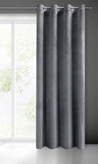 Eurofirany, zasłona zaciemniająca gotowa, Melanie, 140-250 cm, grafitowy