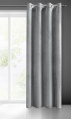 Eurofirany, zasłona zaciemniająca gotowa, Melanie, 140-250 cm, szary