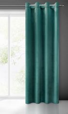 Eurofirany, zasłona zaciemniająca gotowa, Melanie, 140-250 cm, turkusowy