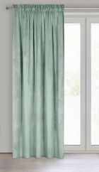 Eurofirany, zasłona zaciemniająca gotowa, Melanie, na taśmie, 140-270 cm, jasnomiętowy