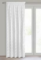 Eurofirany, zasłona zaciemniająca gotowa, Mili, na taśmie, 140-270 cm, biały