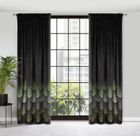 Eurofirany, zasłona zaciemniająca gotowa, na taśmie, Angelina, 140-270 cm, czarny