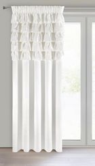 Eurofirany, zasłona zaciemniająca gotowa, na taśmie, Aura, 140-250 cm, biały