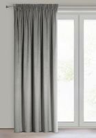 Eurofirany, zasłona zaciemniająca gotowa, na taśmie, Marlen, 140-270 cm, stalowy