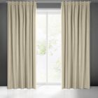 Eurofirany, zasłona zaciemniająca gotowa, na taśmie, Marlen, 140-300 cm, beżowy