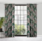 Eurofirany, zasłona zaciemniająca gotowa, na taśmie, Palmera, 140-270 cm, zielony