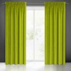 Eurofirany, zasłona zaciemniająca gotowa, na taśmie, Pierre, 140-300 cm, oliwkowy