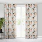 Eurofirany, zasłona zaciemniająca gotowa, na taśmie, Rose, 135-270 cm, biały