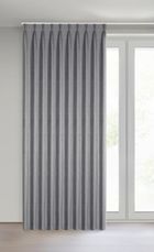 Eurofirany, zasłona zaciemniająca gotowa, Nelisa, 210-270 cm, grafitowy