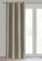 Eurofirany, zasłona zaciemniająca gotowa, Nerisa, 140-250 cm, ciemnobeżowy