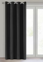 Eurofirany, zasłona zaciemniająca gotowa, Nerisa, 140-250 cm, czarny