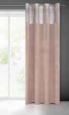 Eurofirany, zasłona zaciemniająca gotowa, Peri, 140-250 cm, pudrowy róż