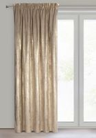 Eurofirany, zasłona zaciemniająca gotowa, Renia, na taśmie, 140-270 cm, beżowy