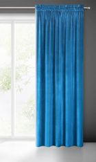 Eurofirany, zasłona zaciemniająca gotowa, Samanta na taśmie, 140-300 cm, granatowy