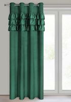 Eurofirany, zasłona zaciemniająca gotowa, Sami, 140-250 cm, ciemnozielony