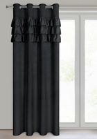 Eurofirany, zasłona zaciemniająca gotowa, Sami, 140-250 cm, czarny