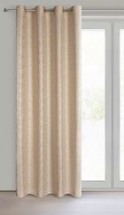 Eurofirany, zasłona zaciemniająca gotowa, Semi, 140-250 cm, beżowy