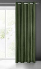Eurofirany, zasłona zaciemniająca gotowa, Style, 140-250 cm, ciemnozielony