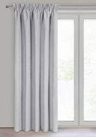 Eurofirany, zasłona zaciemniająca gotowa, Suzan, na taśmie, 135-270 cm, stalowy