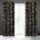 Eurofirany, zasłona zaciemniająca gotowa, Tonia, 140-250 cm, czarny