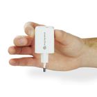 Everactive, ładowarka sieciowa, GAN 1xUSB, 1xUSB-C, QC 4.0, 45W, biała, SC-450Q