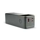 Everactive, powerbank z latarką, 27000mAh, 1xUSB, 2xUSB-C, 162,5W, QC4+, wyświetlacz LCD, czarny, EB-27Q