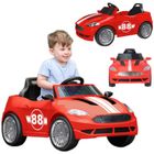 EVO, kabriolet, pojazd na akumulator, czerwony