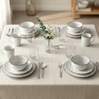 Excellent Houseware, serwis obiadowy, porcelanowy, 16 elementów