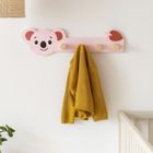 Excellent Houseware, wieszak do pokoju dziecięcego, Mini Zoo, 35,5-6,5-10 cm