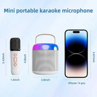 Extralink, Kids Karaoke LED Circle Speaker, zestaw do karaoke
