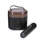 Extralink Kids Karaoke LED Speaker, zestaw do karaoke, 1 mikrofon, czarny
