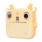 Extralink, zestaw: Jelonek, drukarka termiczna z aparatem, żółta + papier termiczny, 3 szt.