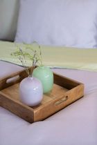 Fanni K, szklany wazon w pastelowym kolorze, Crocus, 12,5 cm