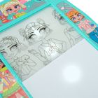 Fashionista, podświetlana tablica do rysowania, zestaw kreatywny