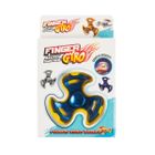 Fidget Spinner, metalowy, niebieski