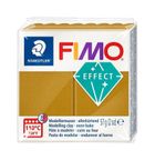 Fimo, Effect, masa plastyczna termoutwardzalna, złoty, metaliczny, 57g, kostka