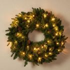 Finnlumor, wieniec świąteczny z szyszkami sosnowymi, LED, 60 cm