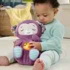 Fisher-Price, Fioletowa Małpka Usypianka-Przytulanka, oddychający uspokajacz